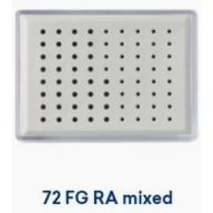 Fúrótartó doboz FG-RA 72db-os (36FG, 36RA)